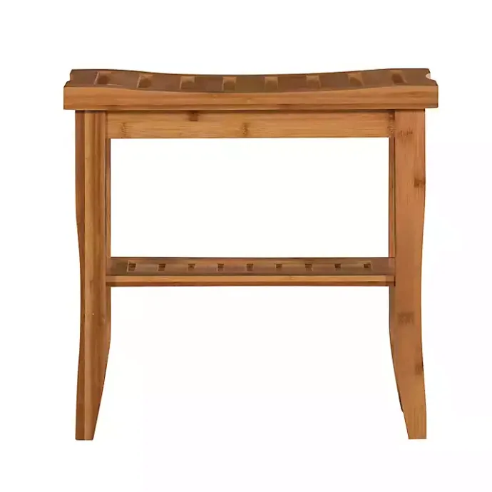 Sale Kirklands Home Sumter Bamboo Bathroom Stool