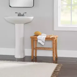 Sale Kirklands Home Sumter Bamboo Bathroom Stool