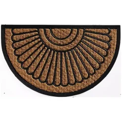 Best Kirklands Home Sunburst Half Circle Coir Doormat