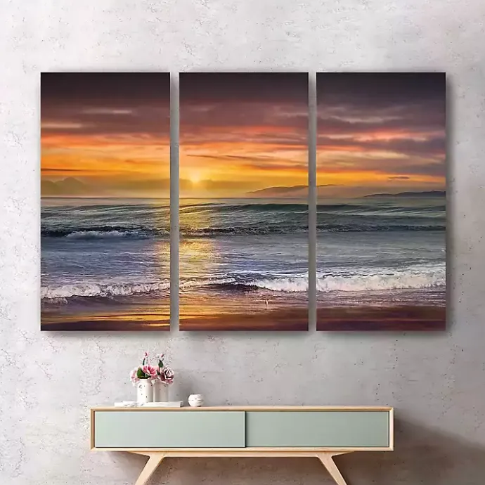 Clearance Kirklands Home Sundownn Descanso Beach Canvas Art Prints Multi
