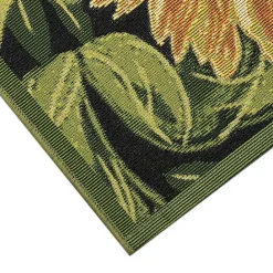 New Kirklands Home Sunflower Blossoms Indoor/Outdoor Rug, 2x3