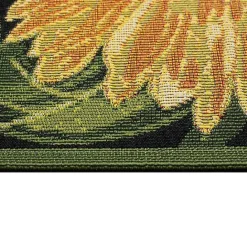 New Kirklands Home Sunflower Blossoms Indoor/Outdoor Rug, 2x3