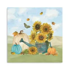 Outlet Kirklands Home Sunflower Watering Can Canvas Art Print