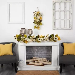 Sale Kirklands Home Sunflowers, Hydrangeas, and Pumpkins Garland