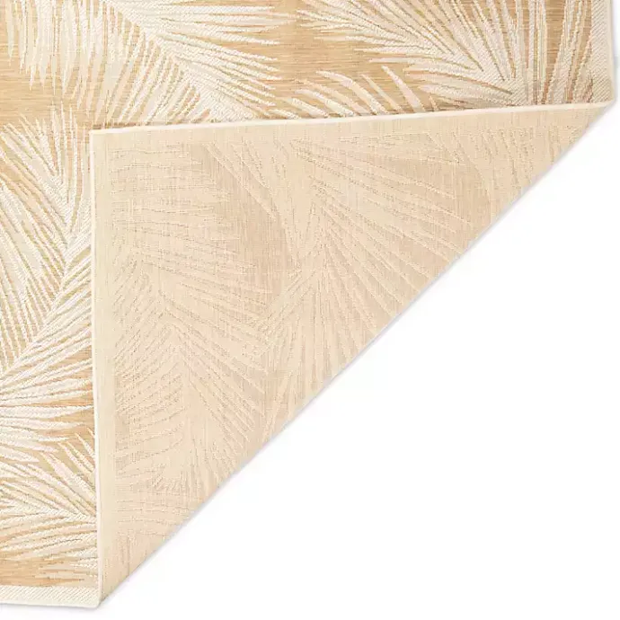 Clearance Kirklands Home Sunlight Palm Leaves Outdoor Area Rug, 6x9
