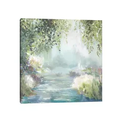 Kirklands Home Sunny Forest Path Canvas Art Print