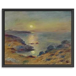 Discount Kirklands Home Sunset in Douarnenez Framed Canvas Art Print