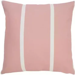 Kirklands Home Sunset Pink Double Stripe Outdoor Pillow