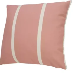 Kirklands Home Sunset Pink Double Stripe Outdoor Pillow