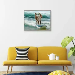 Discount Kirklands Home Surf & Turf Framed Canvas Art Print Multi