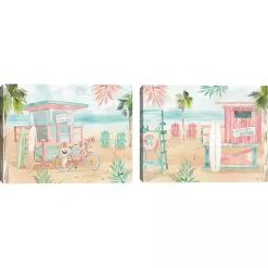Discount Kirklands Home Surfs Up Canvas Art Prints, Set 2