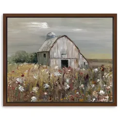 Best Kirklands Home Swatland Wildflower Barn Framed Canvas Art Print