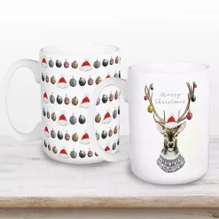 Clearance Kirklands Home Sweater Deer Mugs, Set of 2 Multi
