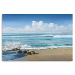 Sale Kirklands Home Sweeping Blue Canvas Art Print, 60x40 in.