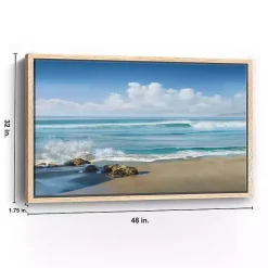 Discount Kirklands Home Sweeping Framed Canvas Art Print Blue