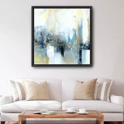 Sale Kirklands Home Sweeping the City Framed Canvas Art Print