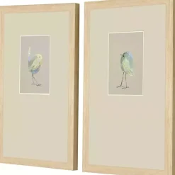 Clearance Kirklands Home Sweet Chickadees Framed Art Prints, Set of 2 Green