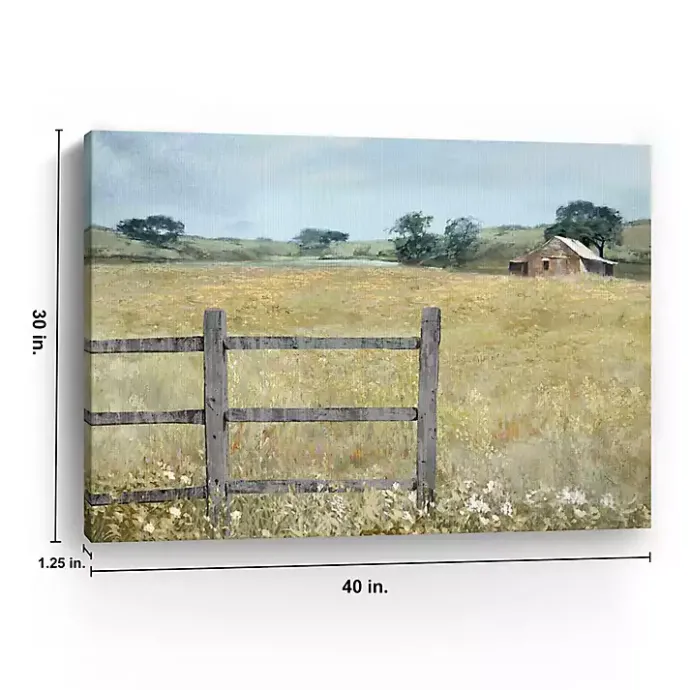 Hot Kirklands Home Sweet Meadow Giclee Canvas Art Print Multi