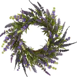 Clearance Kirklands Home Swirled Lavender and Greenery Wreath