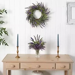 Clearance Kirklands Home Swirled Lavender and Greenery Wreath