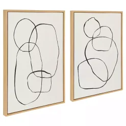 Best Kirklands Home Sylvie Going in Circles Canvas Prints, Set of 2