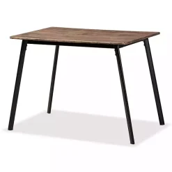 Online Kirklands Home Table and Leather Bucket Chairs 5-pc. Dining Set