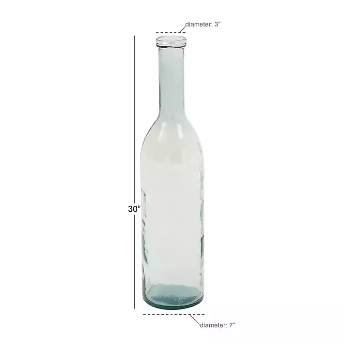 Clearance Kirklands Home Tall Farmhouse Glass Bottle Vase, 30 in.