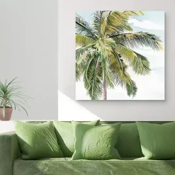 Discount Kirklands Home Tall Palm Canvas Art Print, 35x35 in.