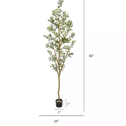 Outlet Kirklands Home Tall Potted Olive Branch Tree, 82 in.