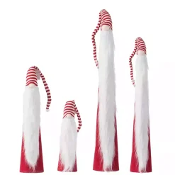Sale Kirklands Home Tall Red and White Santa Gnomes, Set of 4