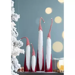 Sale Kirklands Home Tall Red and White Santa Gnomes, Set of 4