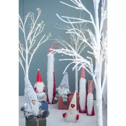 Sale Kirklands Home Tall Red and White Santa Gnomes, Set of 4