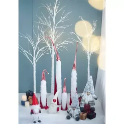 Sale Kirklands Home Tall Red and White Santa Gnomes, Set of 4