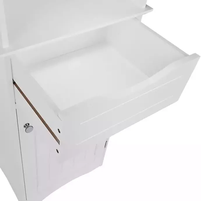 Online Kirklands Home Tall Open Shelves Cabinet White