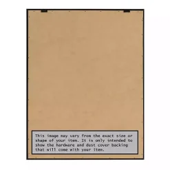 Kirklands Home Tan and Black Wash Laundry Framed Wall Plaque