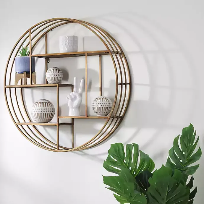 Sale Kirklands Home Tan and White Patterned Orbs, Set of 3