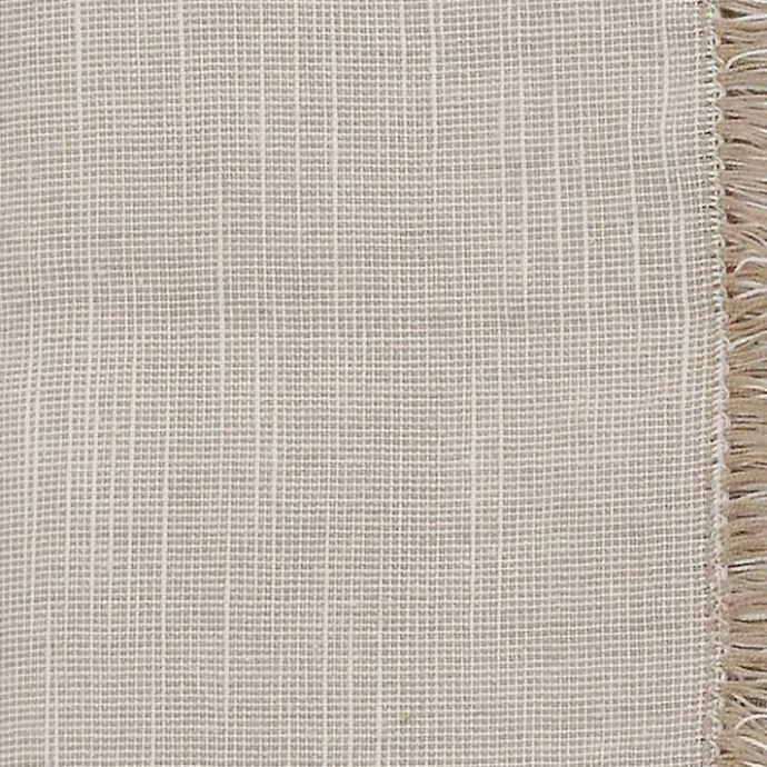 Outlet Kirklands Home Tan and White Two-Tone Fringe Napkins, Set of 4