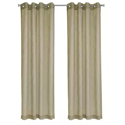 Clearance Kirklands Home Boucle Sheer Single Curtain Panel, 108 in. Tan