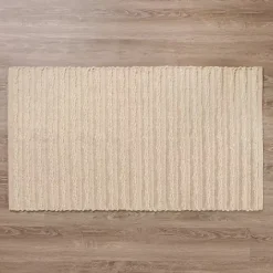 Best Kirklands Home Cable Knit Scatter Rug Tan