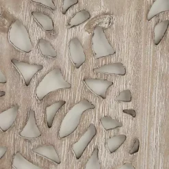 Best Kirklands Home Carved Wood Laurel Branches Panel Wall Plaque Tan