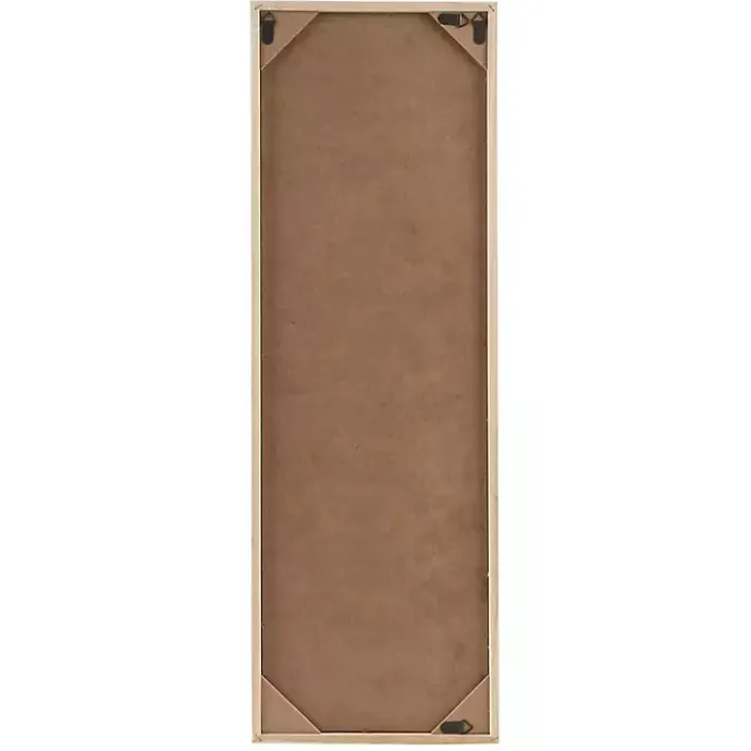 Best Kirklands Home Carved Wood Laurel Branches Panel Wall Plaque Tan