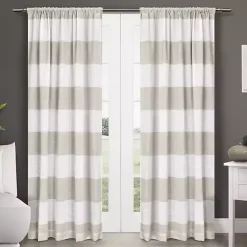 Best Kirklands Home Tan Deena Curtain Panel Set, 84 in.