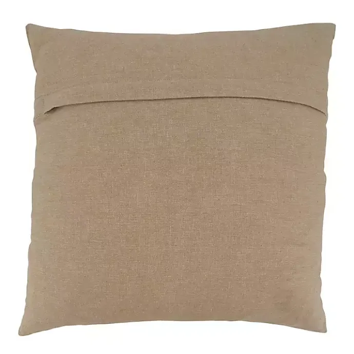 Outlet Kirklands Home Embroidered Sheep Accent Pillow Tan