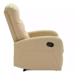 Hot Kirklands Home Faux Leather Dormi Recliner Tan