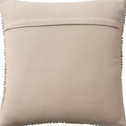 Online Kirklands Home Looped Snowflake Pillow Tan