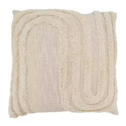 Discount Kirklands Home Modern Tufted Pillow Tan