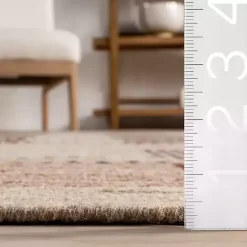 Sale Kirklands Home Plaid Emily Henderson x RugsUSA Area Rug, 4x6 Tan