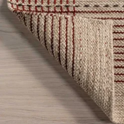 Sale Kirklands Home Plaid Emily Henderson x RugsUSA Area Rug, 4x6 Tan