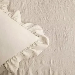 New Kirklands Home Ruffle Skirt 3-pc. King Comforter Set Tan