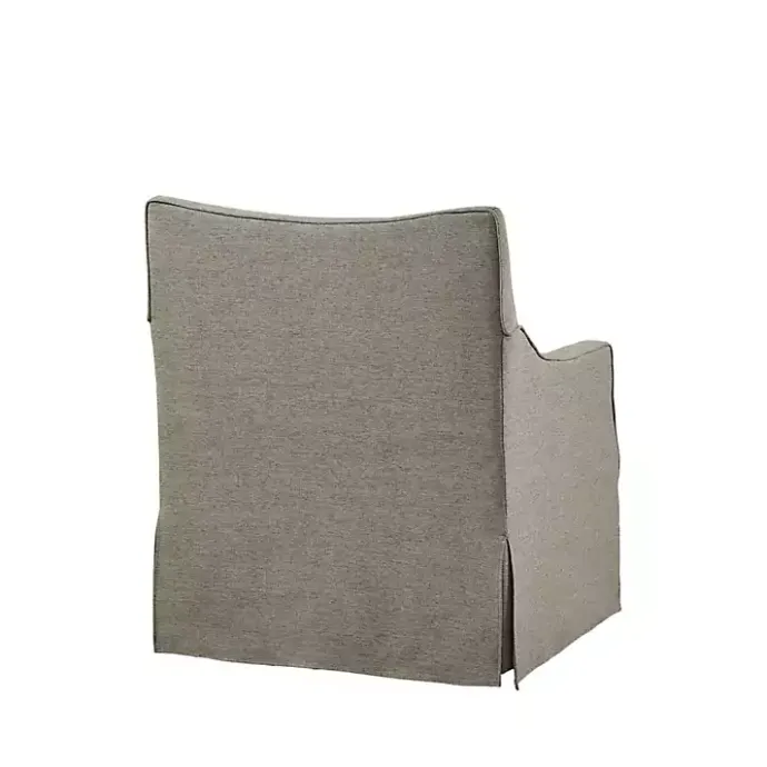 Sale Kirklands Home Skirted Swivel Martha Stewart Accent Chair Tan